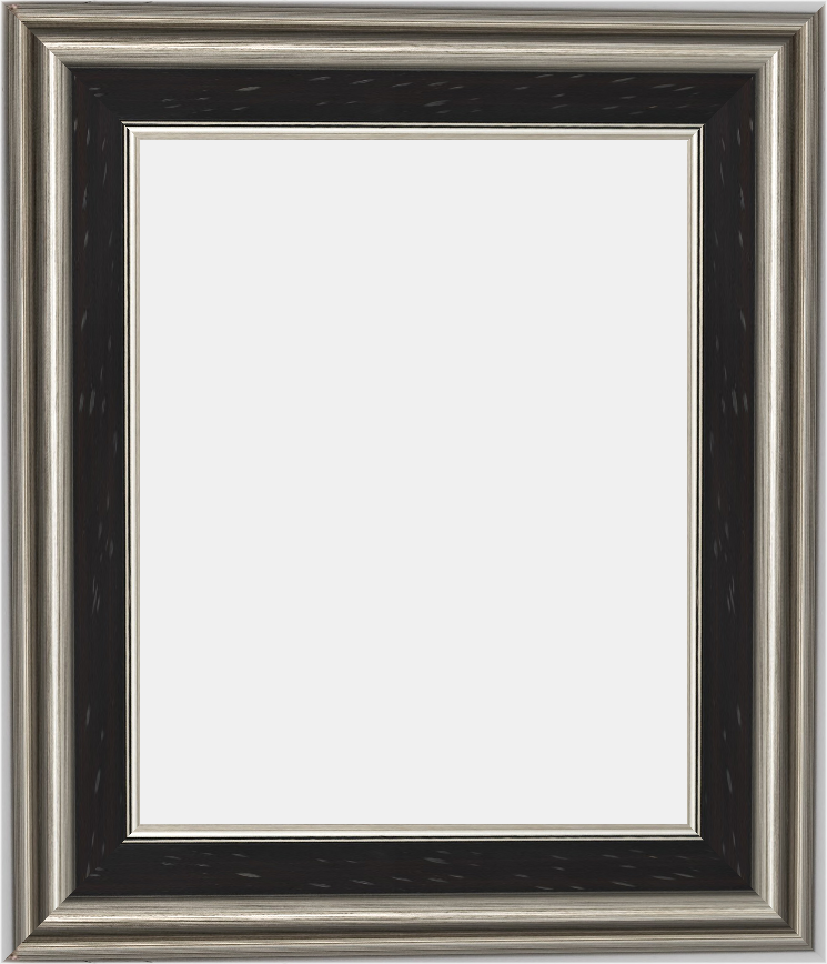 Black & silver frame